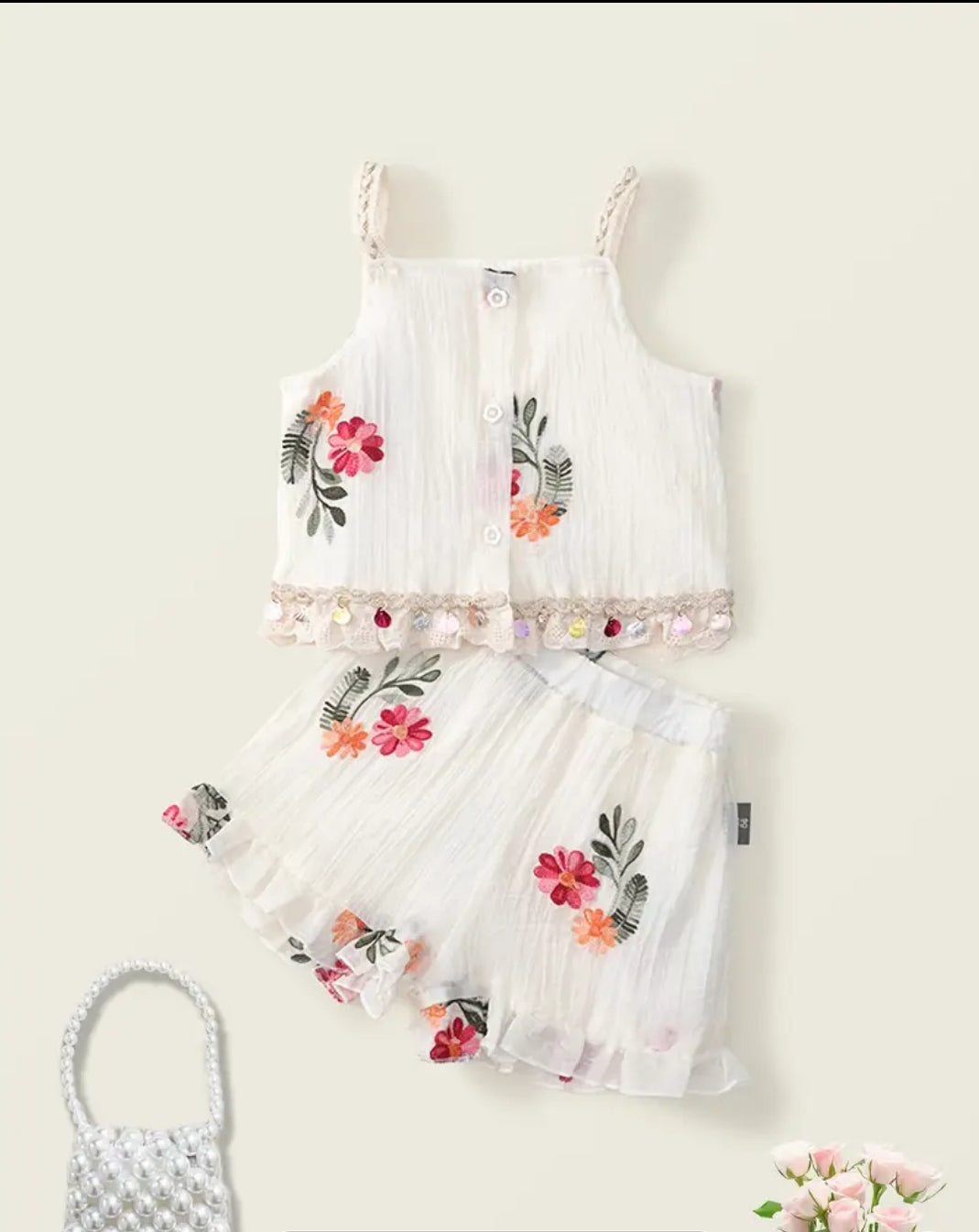 Bohemian Style Outdoor Top & Shorts