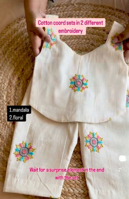 Cotton Sleeveless Shirt & Trouser