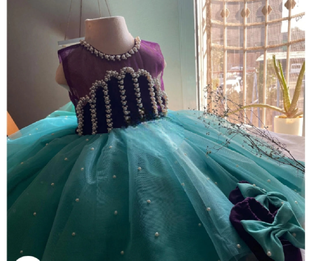 Dazzling Beaded Princess Frock