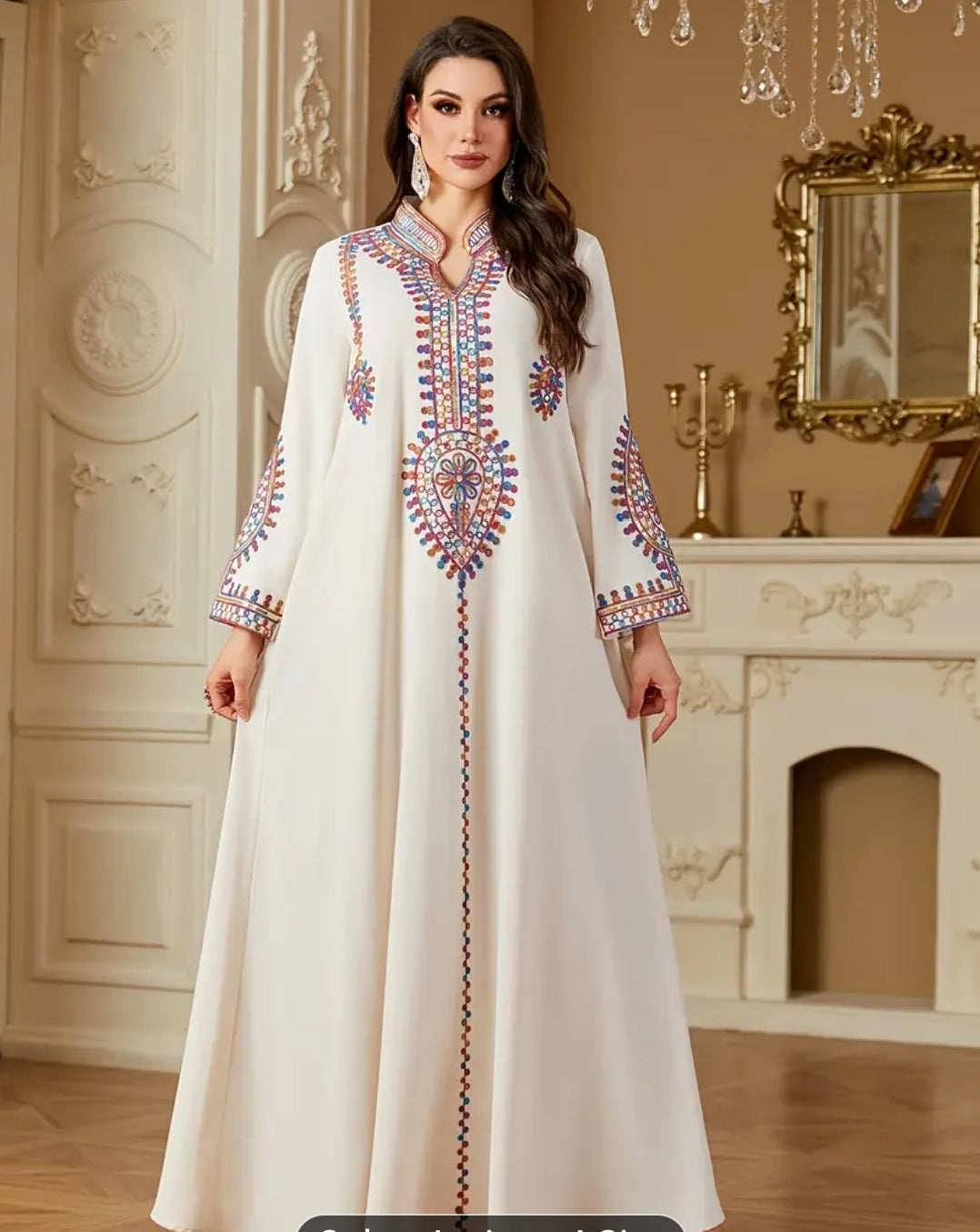 Unstitched Hand Embroidered Long Shirt