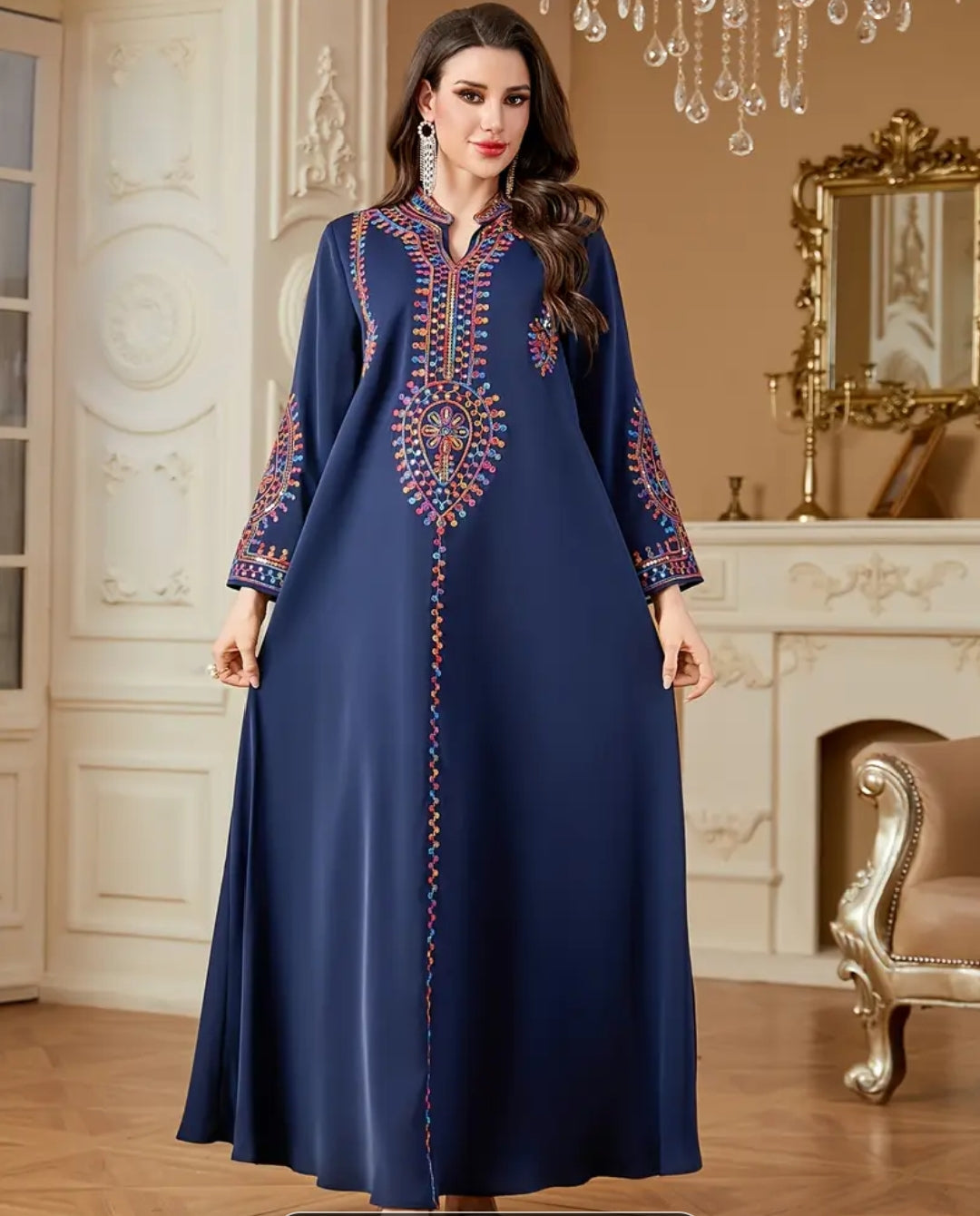 Unstitched Hand Embroidered Long Shirt
