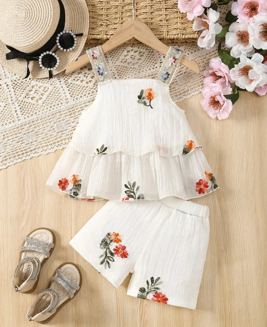 Bohemian Style Outdoor Top & Shorts