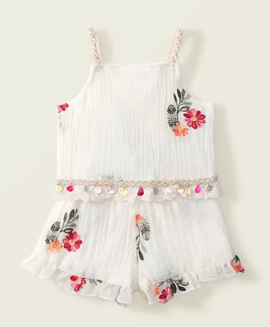 Bohemian Style Outdoor Top & Shorts