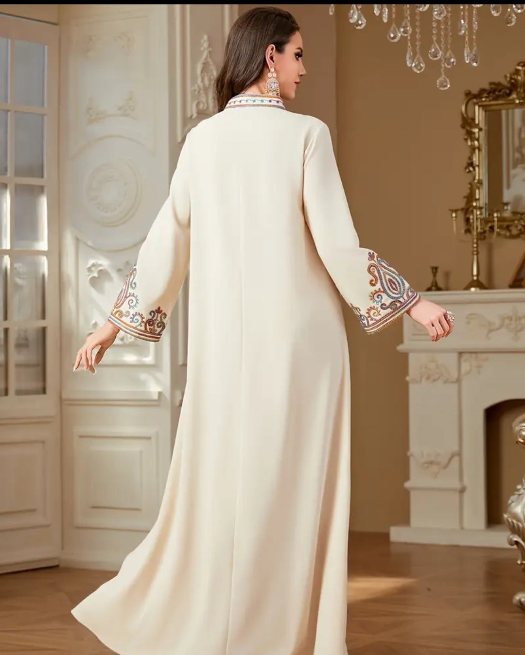 Unstitched Hand Embroidered Long Shirt