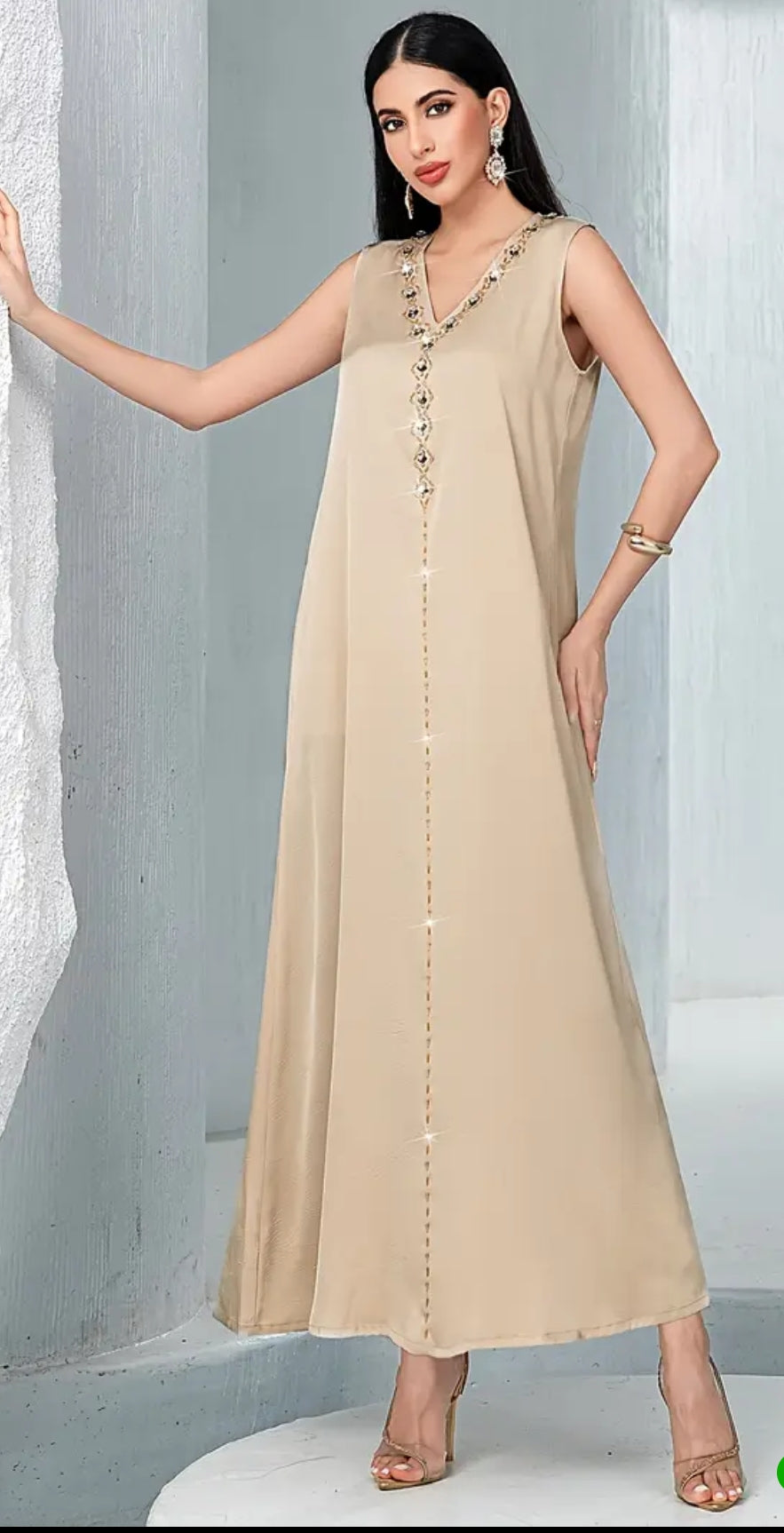 Gorgeous Rhinestone 2 PCs Dress