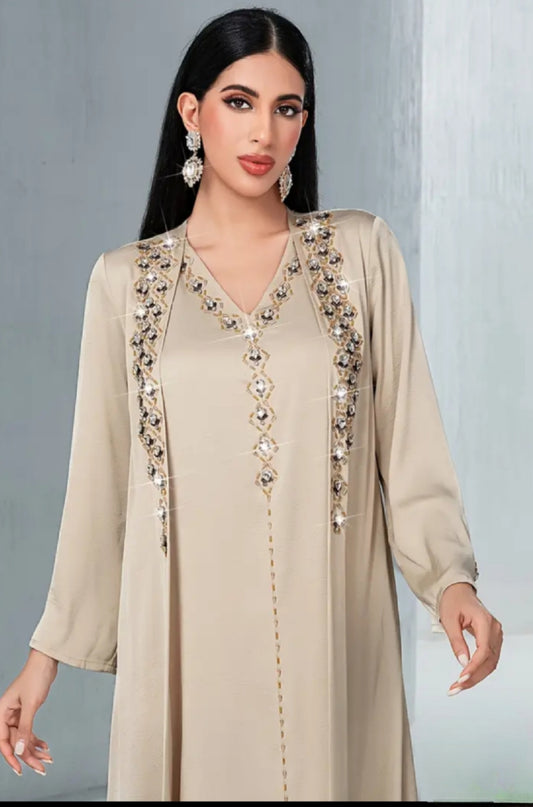 Gorgeous Rhinestone 2 PCs Dress